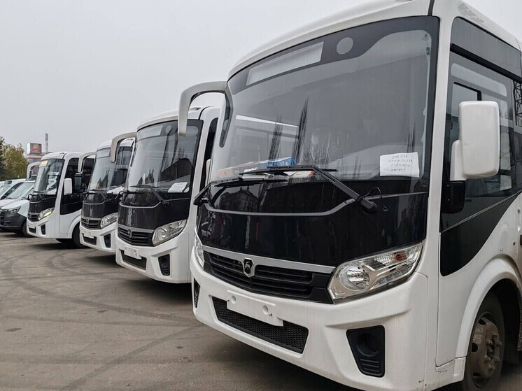 Новая партия автобусов прибыла в города и районы ЛНР