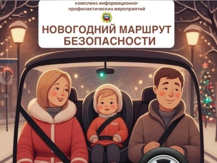 Костромская ГИБДД проводит акцию "Новогодний маршрут безопасности"