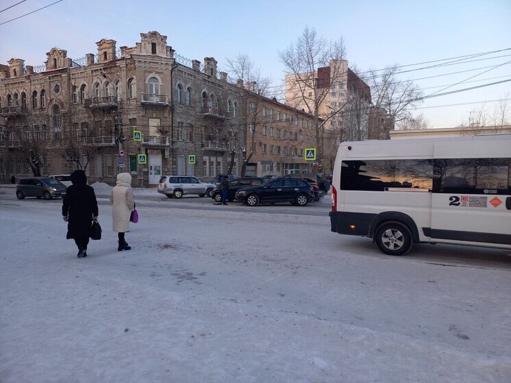 В Чите произошла авария двух автомобилей