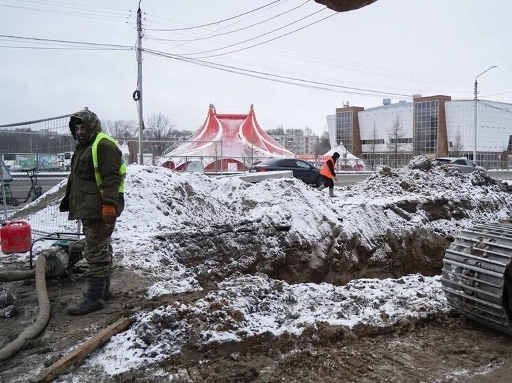 Реконструкцию коллектора на улице Конева в Вологде планируют закончить до конца недели
