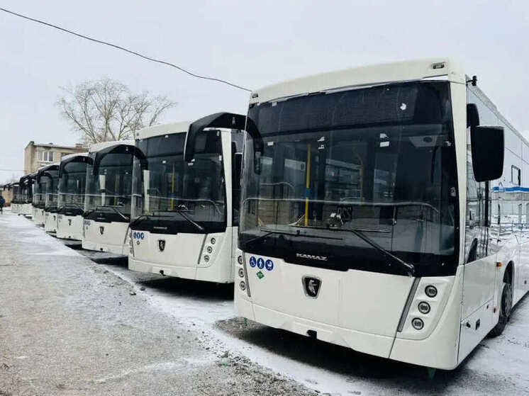 Все новые автобусы доставлены в Череповец