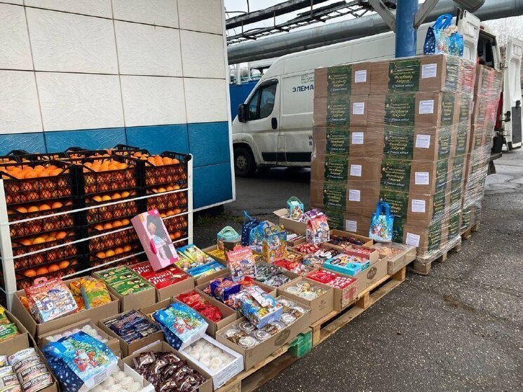 Хакасия отправила 1,5 тысячи новогодних подарков детям Новороссии