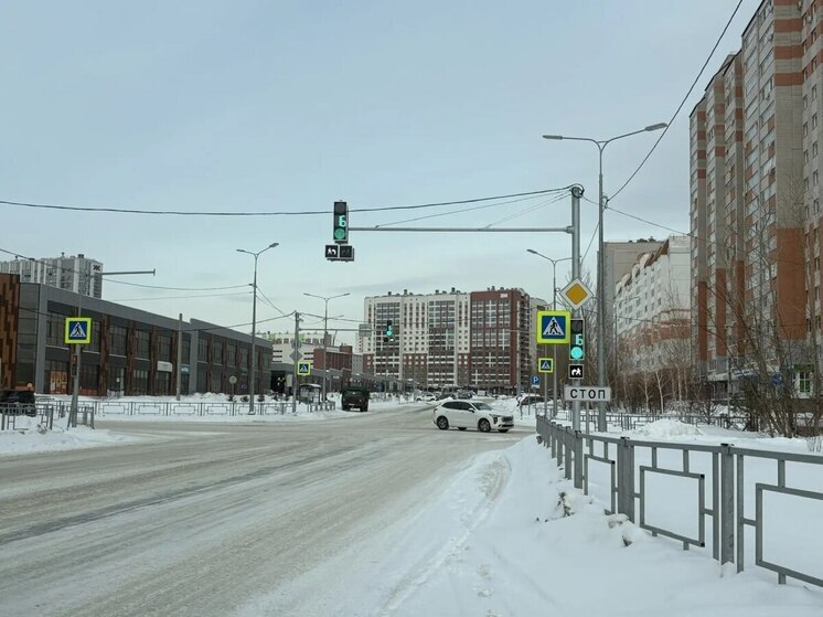 Два новых светофора заработали на оживленных участках дорог в Барнауле