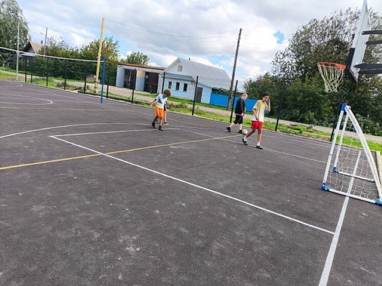 В селе Ильинск появилась современная спортивная арена