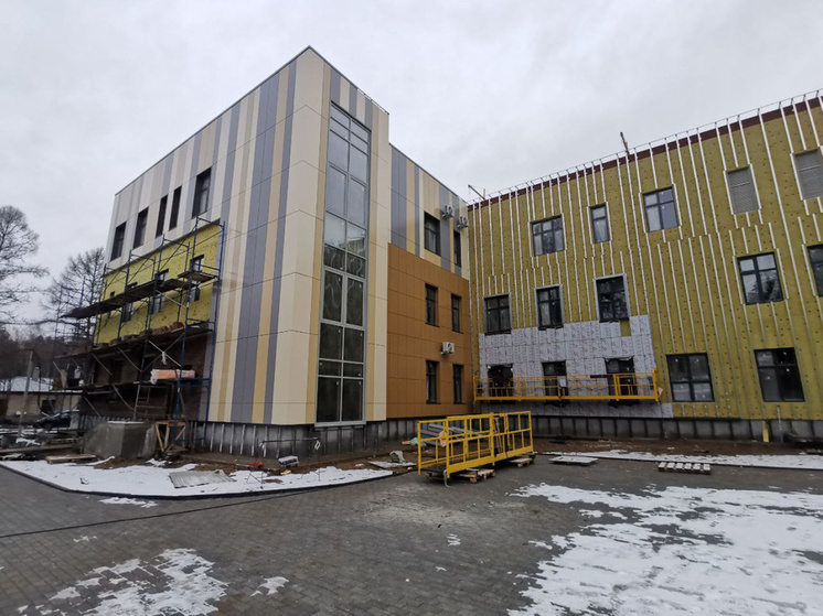 В Перми на площадке фтизиоцентра строят новый поликлинический корпус