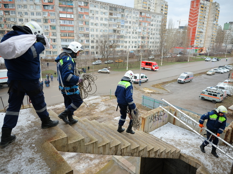 Волгоградские спасатели отработали порядок действий при возможной атаке БПЛА