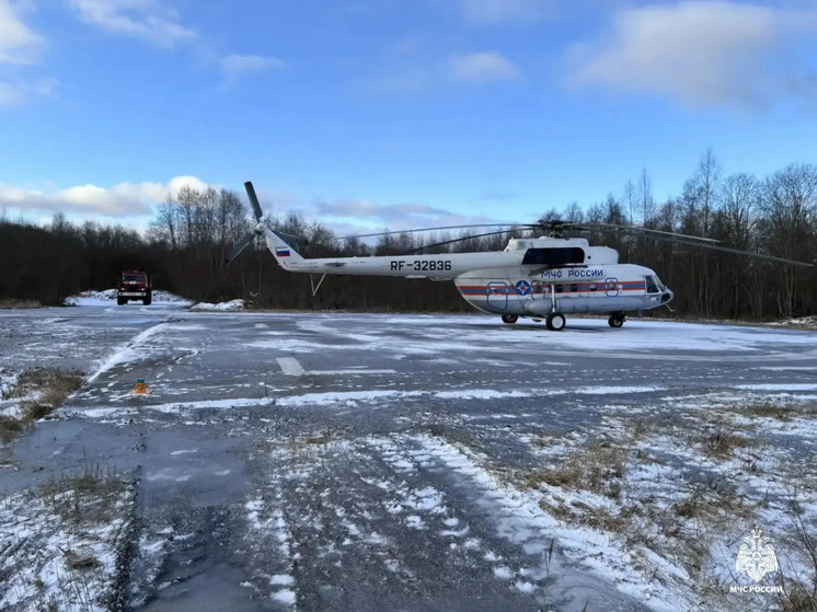 Вертолет санавиации экстренно доставил человека в Тверь