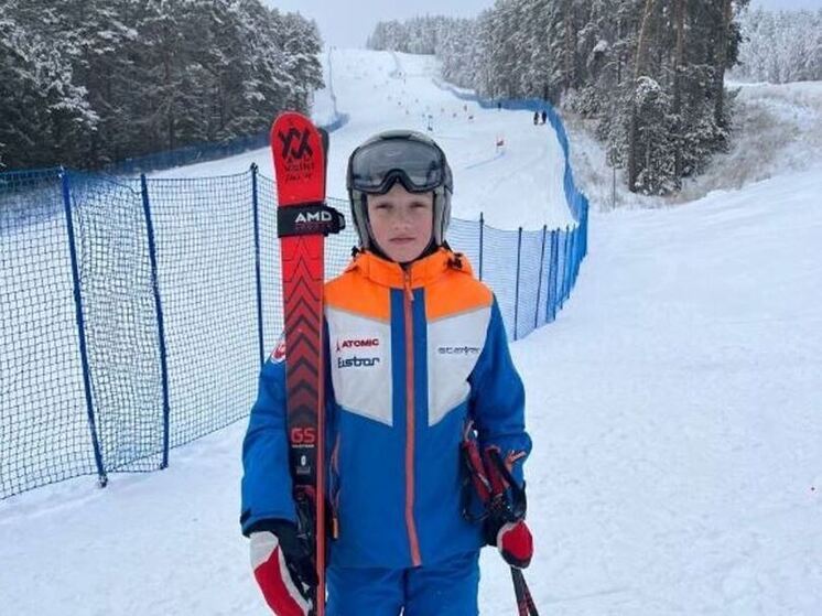 Юный горнолыжник из Янино победил в слаломе-гиганте
