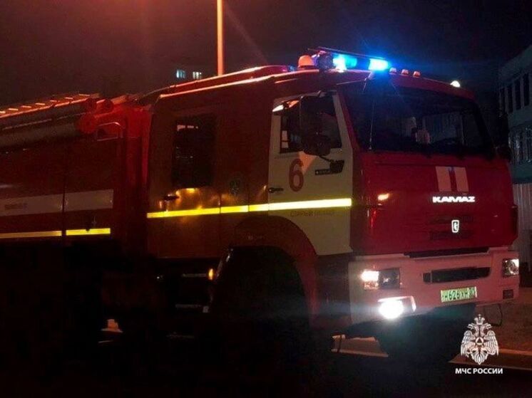 Жилой дом загорелся в Старооскольском округе