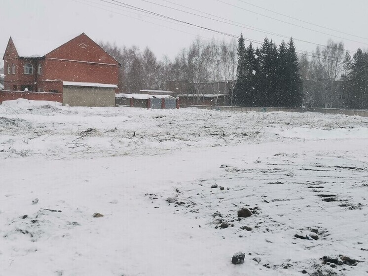 Жители Оби Горожане сквер вместо нового магазина