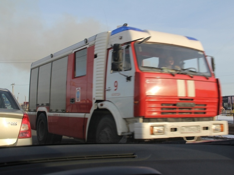 Многодетная семья смогла эвакуироваться из горящего дома в Вологодском округе