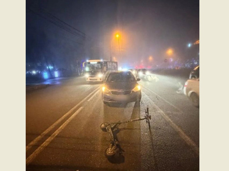 Нетрезвый водитель электросамоката пострадал в ДТП на проспекте Кулакова в Ставрополе