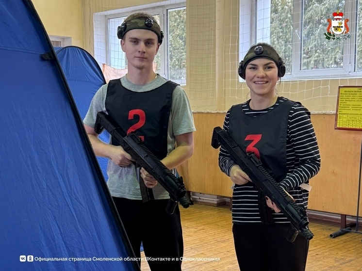 Смоленские студенты проверили свои силы в лазертаге