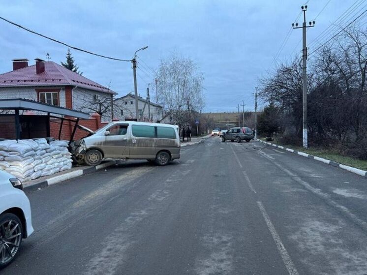 Под Белгородом в ДТП пострадала автомобилистка