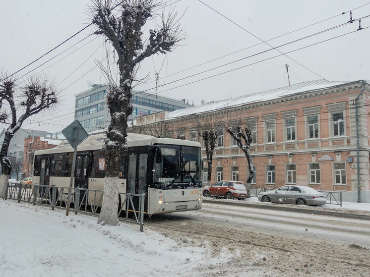 Мэрия Рязани: из-за наледи водители автобусов должны озвучивать остановки
