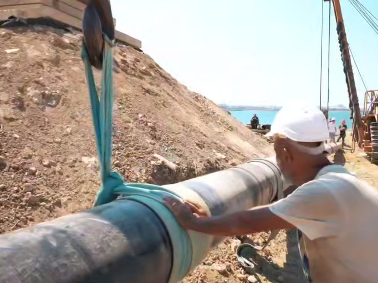 В Севастополе завершили прокладку газопровода через бухту