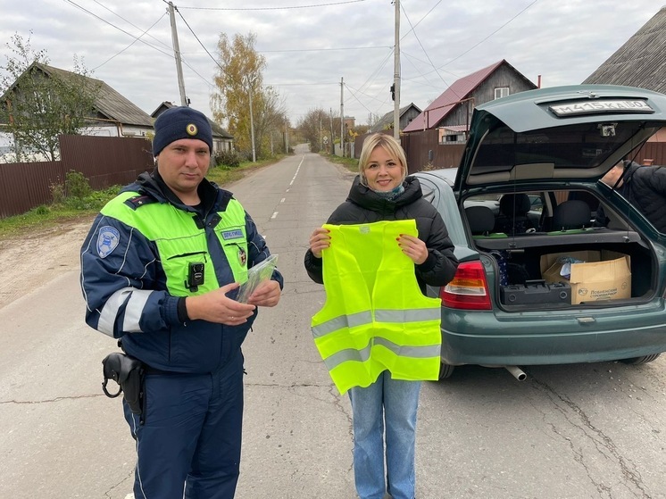 Инспекторы в Тульской области провели рейд по безопасности пешеходов зимой