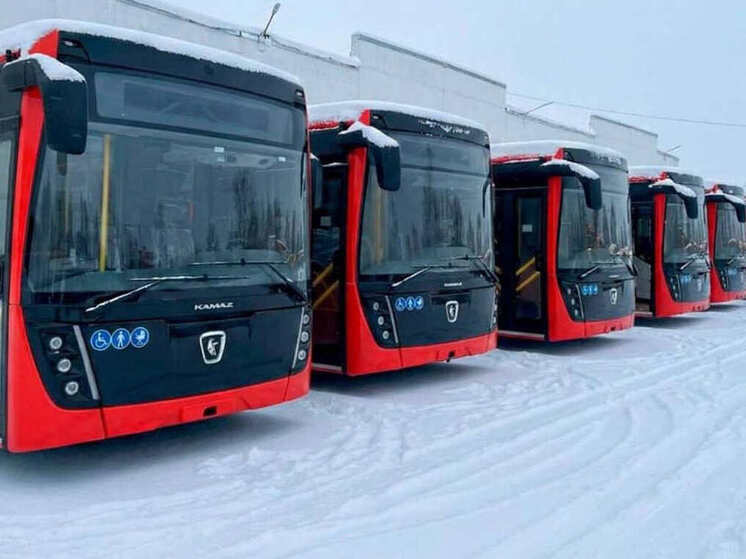 Последняя партия новых автобусов поступила в Вологду