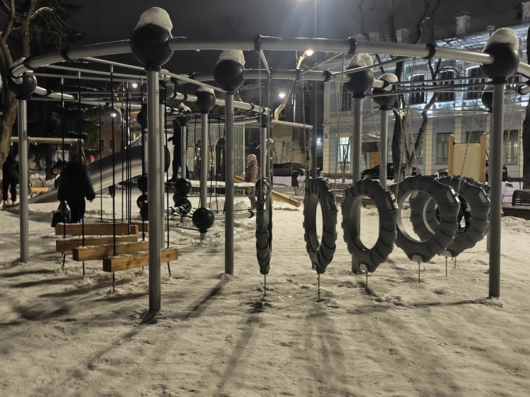 Детский парк на площади Революции в Вологде «рассказывает» свою историю