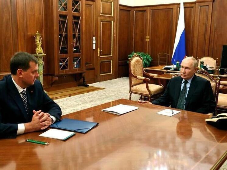 Губернатор Запорожья Евгений Балицкий встретился с Владимиром Путиным