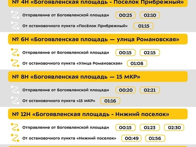 В Ярославле назвали дату начала ночного автобусного движения