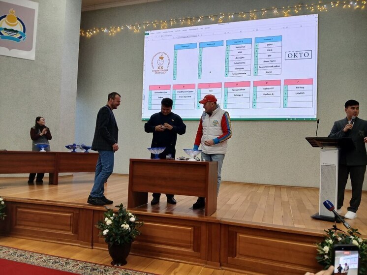 Кому повезло на жеребьёвке: в Улан-Удэ представили состав групп юбилейного футзального турнира