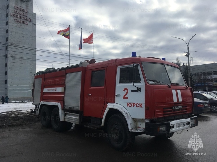 При пожаре в квартире на ул. Димитрова в Курске пострадал мужчина