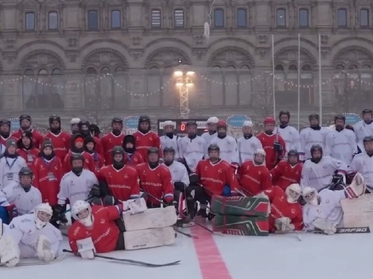 Молодёжь Донбасса и Новороссии сыграла со звёздами российского хоккея