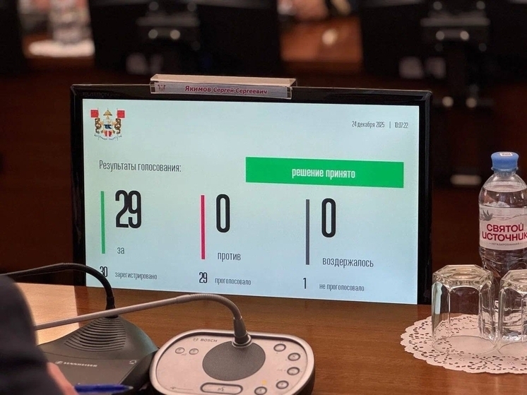 Смоленский горсовет утвердил бюджет города на 2026 год и плановый период 2027–2028 годов