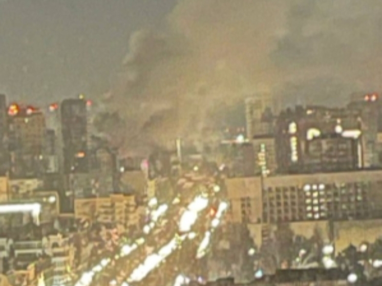 Жители Ростова сообщают о пожаре в центре города