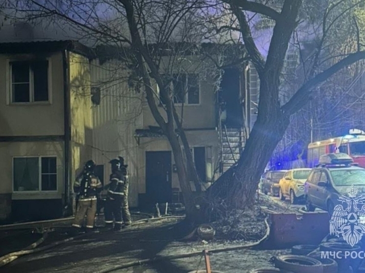 Крупный пожар на Пушкинской в Ростове тушили более 60 пожарных