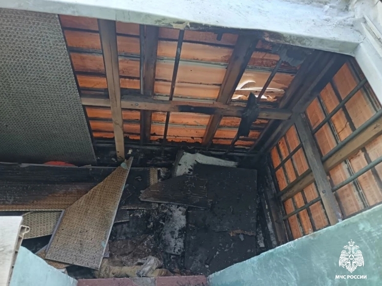 В Улан-Удэ на пожаре пострадала пенсионерка