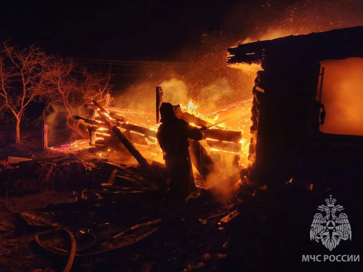 Пожары уничтожили два дома в разных местах Новгородской области