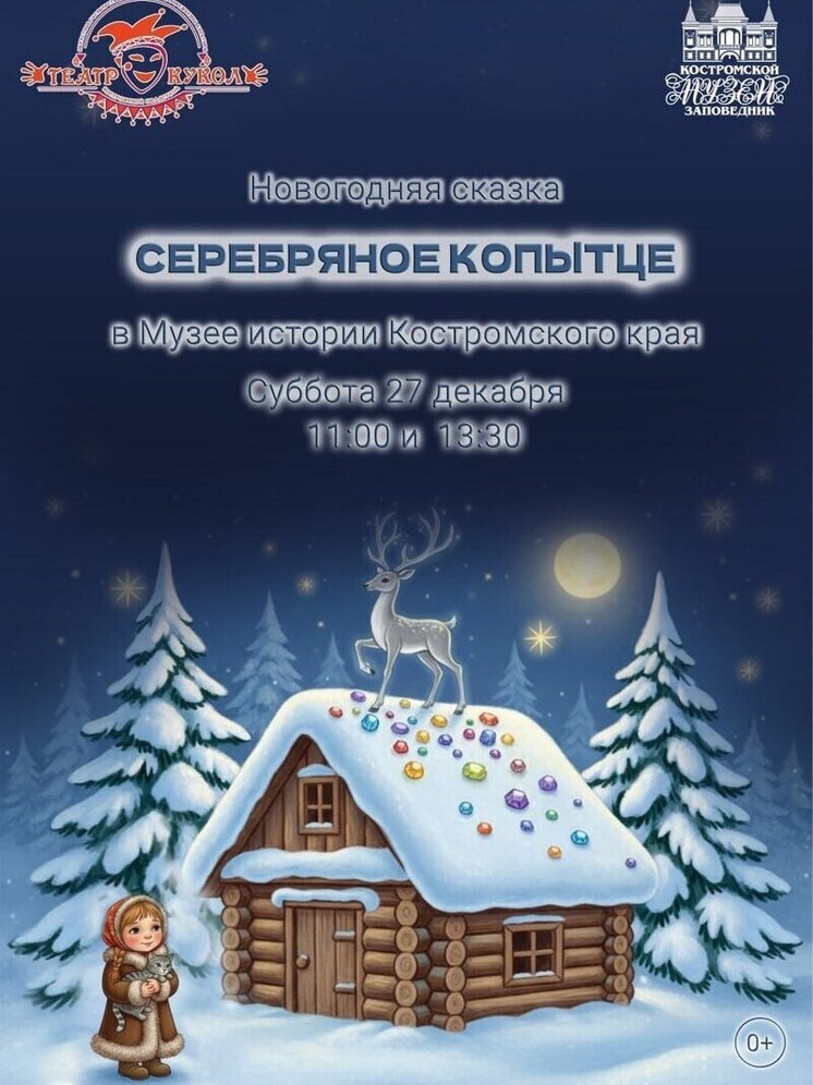 Маленьких костромичей ждет новогоднее представление в Доме губернатора