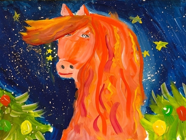 В Протвино представили образ красного коня