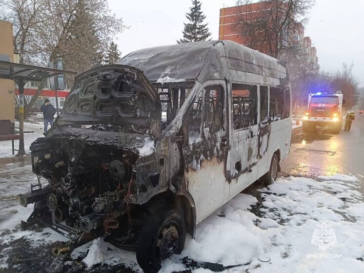 В Щекино очевидцы заметили загоревшийся автолайн