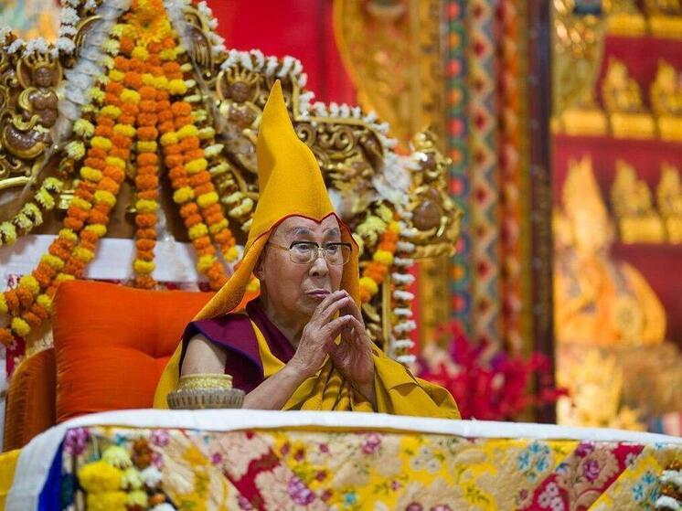 Глава буддистов Калмыкии принял участие в Пудже долгой жизни Далай-ламы XIV