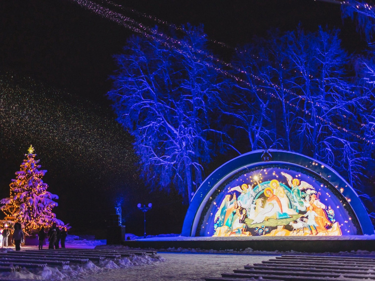 В Шуе появились рождественские композиции