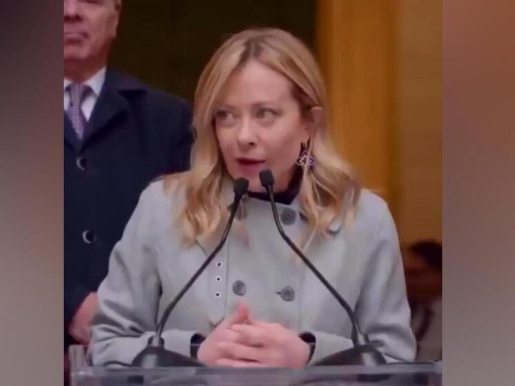 Премьер-министр Италии в рождественском поздравлении пообещала итальянцам плохой год