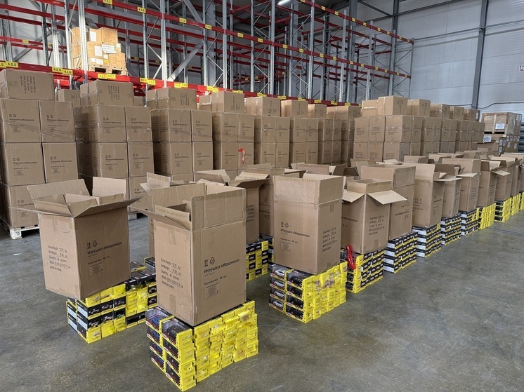 Больше миллиона игр и игрушек привезли на Урал накануне Нового года