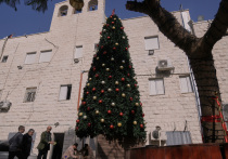 Трое палестинцев были арестованы по подозрению в поджоге рождественской ёлки и повреждении части рождественского вертепа в католической церкви в оккупированном Израилем городе Дженин на Западном берегу реки Иордан, сообщила полиция Палестинской автономии