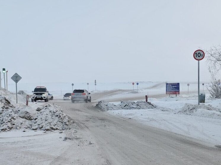 Ледовая переправа «Якутск – Нижний Бестях» открыли досрочно