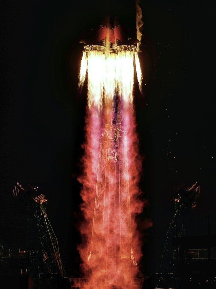 «Союз-2.1а» с космическим аппаратом успешно стартовал с космодрома Плесецк