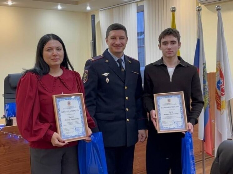 Подростки из Сосновки остановили грабёж и получили благодарность полиции