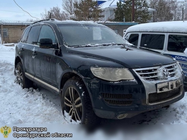 В Ташлинском районе у пьяного водителя конфисковали внедорожник Volkswagen Touareg