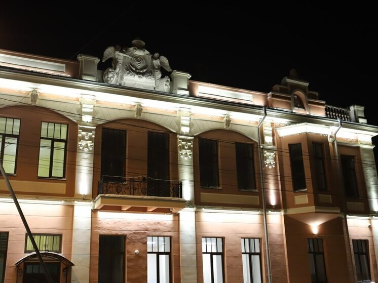 Историческое здание на Каландаришвили в Иркутске украсили новой архитектурной подсветкой