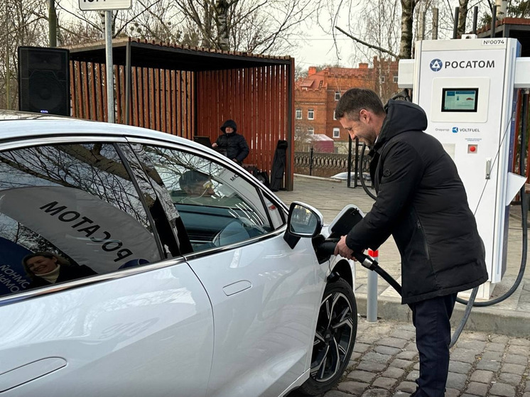 Черняховск включился в сеть электрозаправок