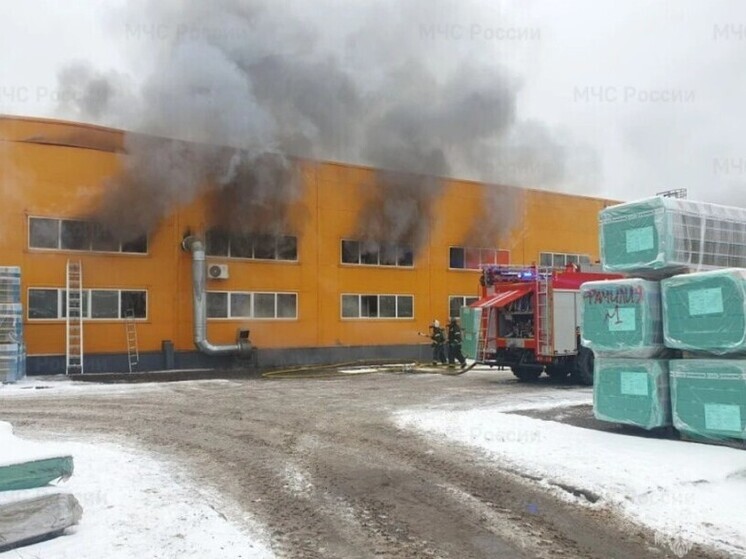 Пожар на заводе под Тулой не стал экологической катастрофой
