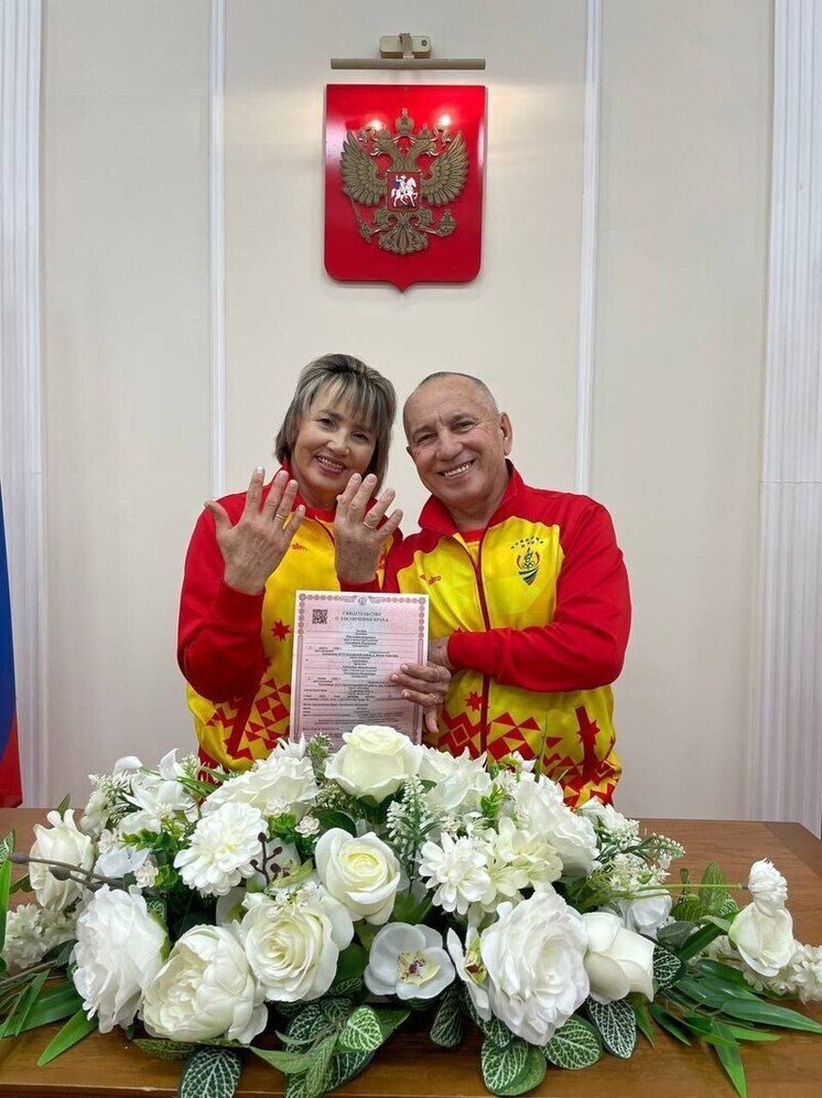 Титулованные ветераны чувашского спорта выбрали красивую дату для свадьбы
