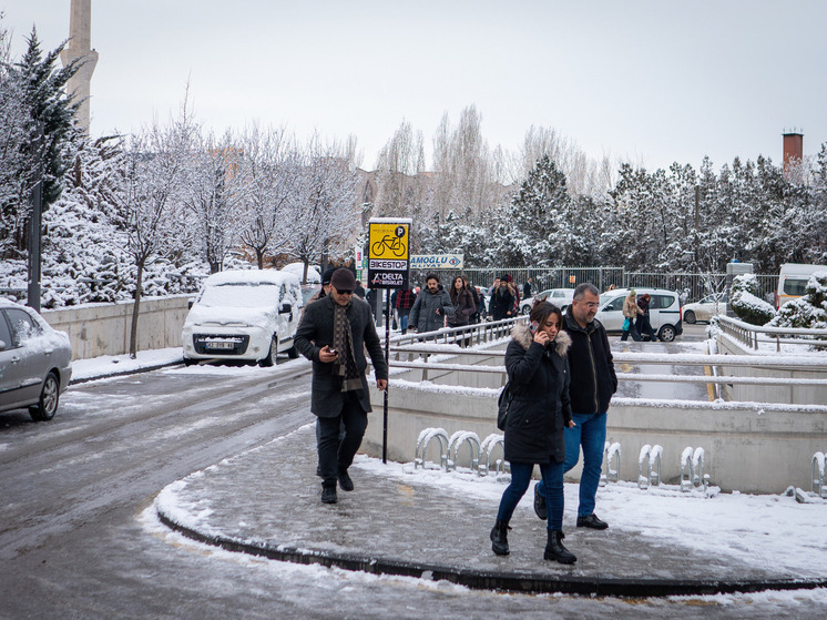 Снегопад ожидается даже в Стамбуле